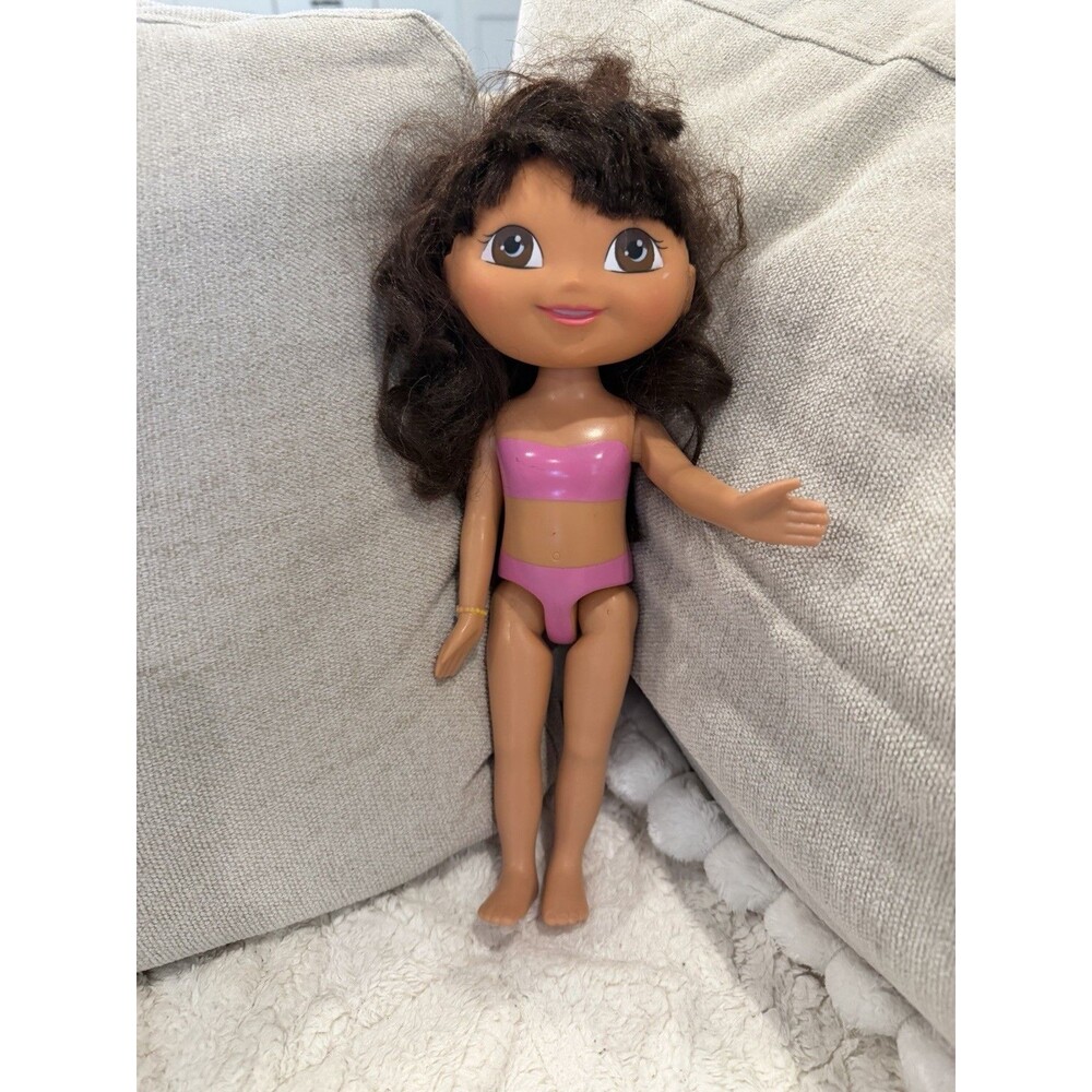 Dora The Explorer 11” Doll 2006 Mattel Toy Dress Up Doll Pink Bikini